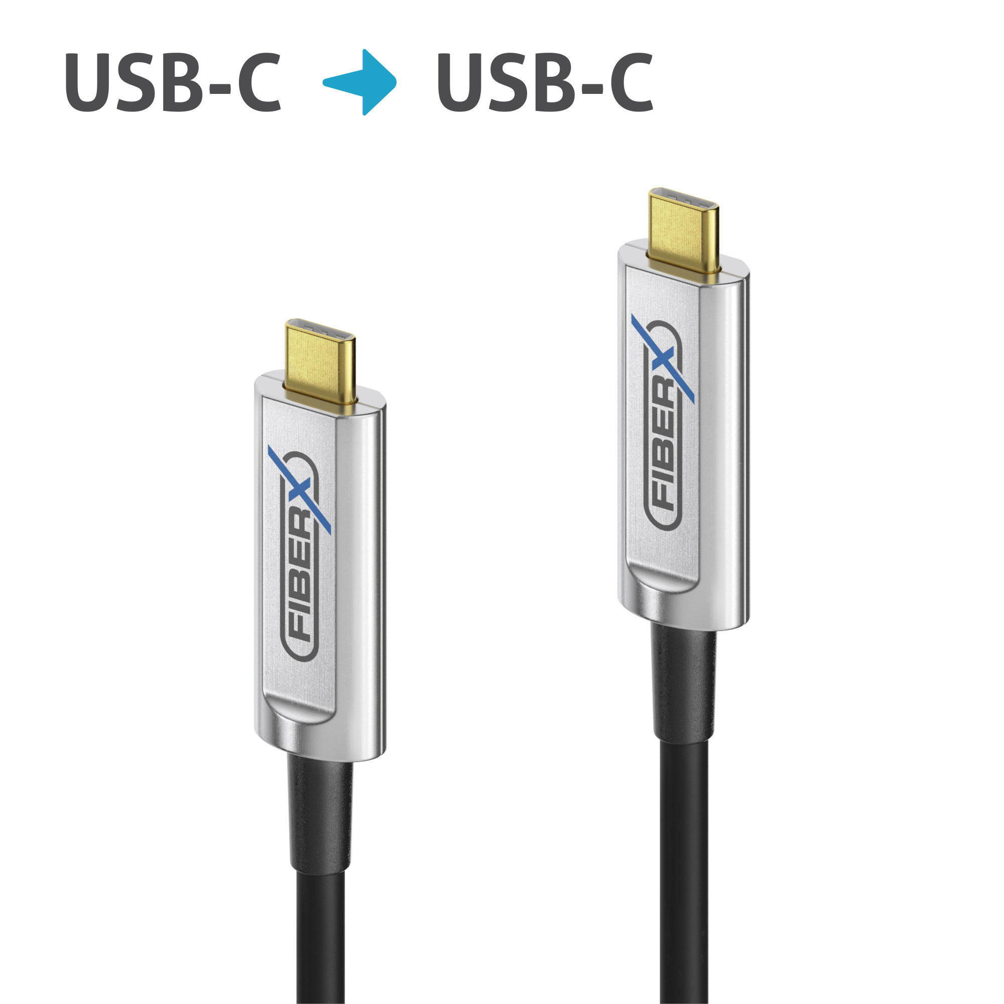 FiberX - USB-C 3.2 Câble actif fibre optique