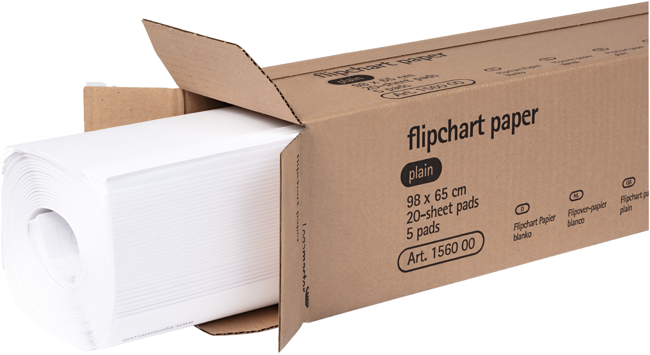 Legamaster Flipchart Papierblock blanko 5St.