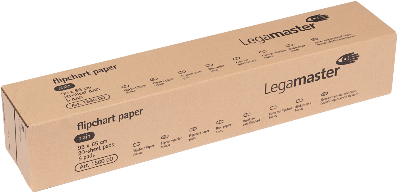 Legamaster Flipchart Papierblock blanko 5St.