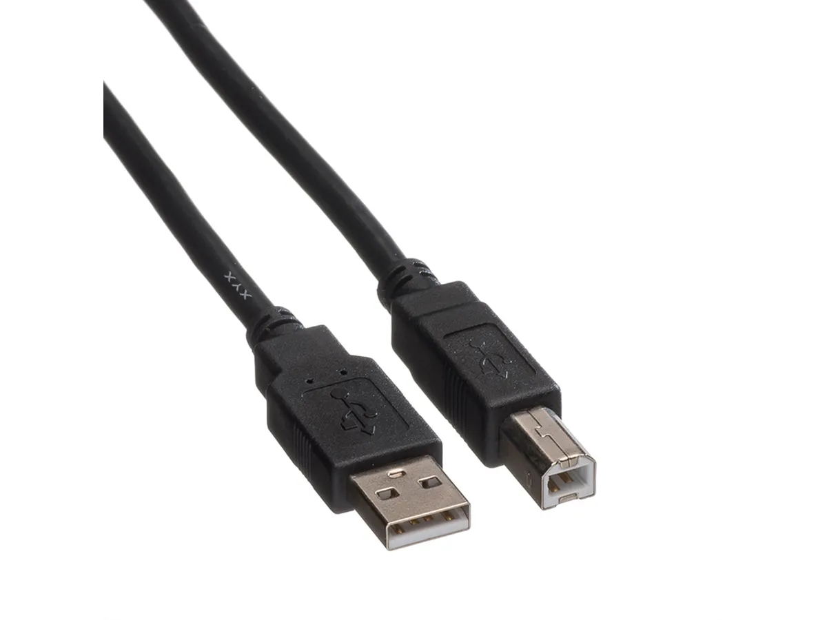 USB-Kabel 2.0, 0.8m A-B Stecker