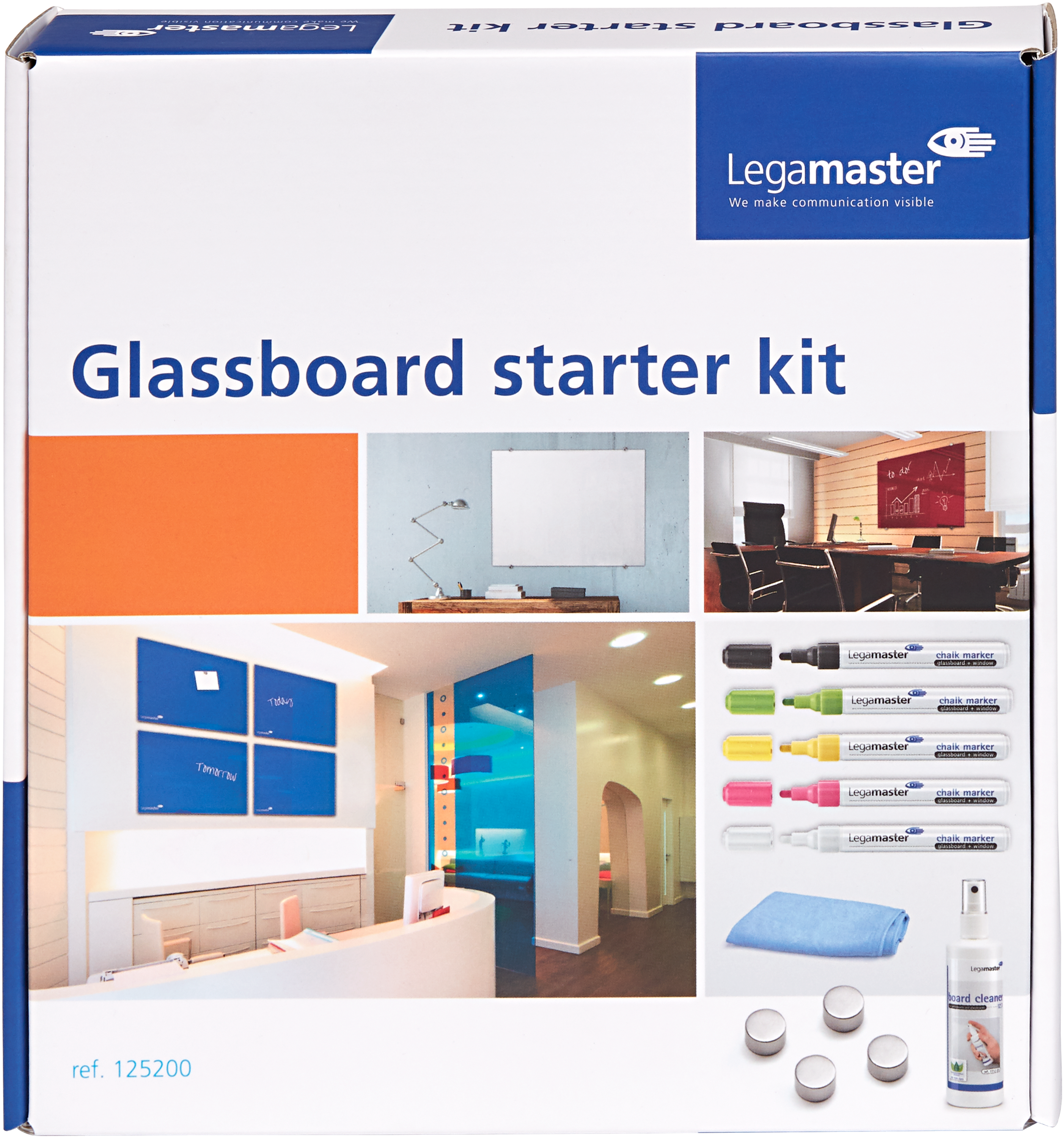 Legamaster Glasboard Starter Set 11-tlg.